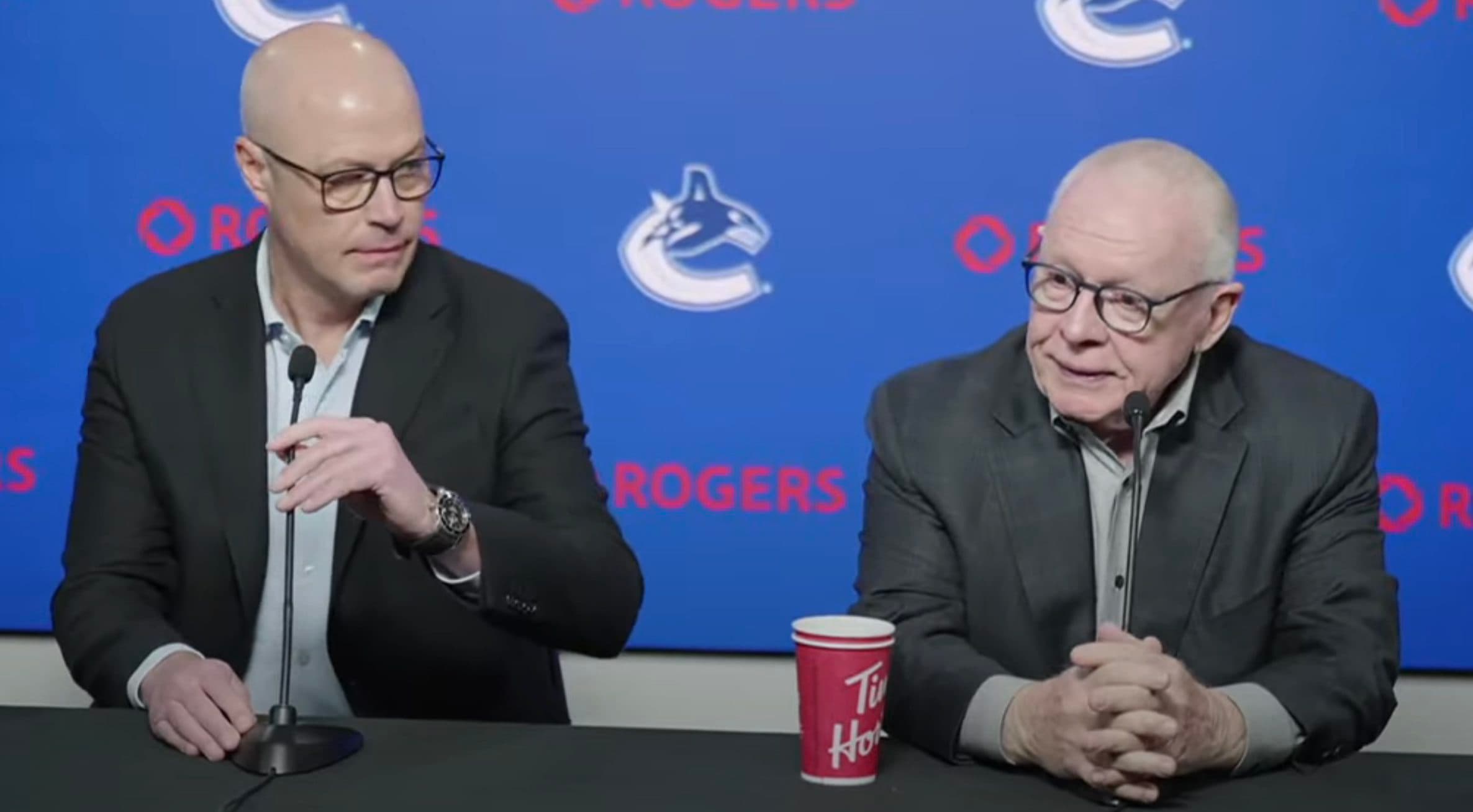 Patrik Allvin and Jim Rutherford
