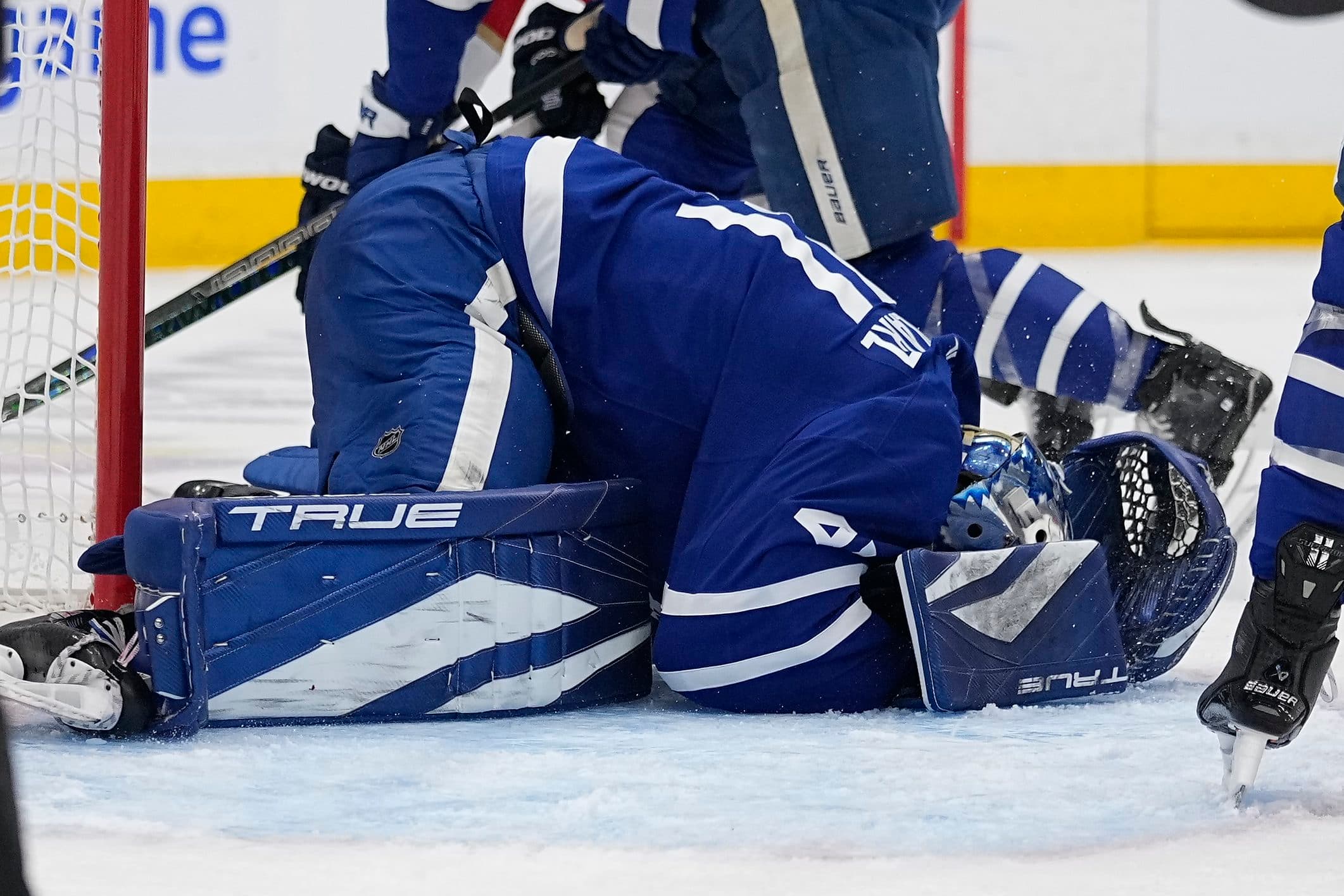 Toronto Maple Leafs goaltender Anthony Stolarz